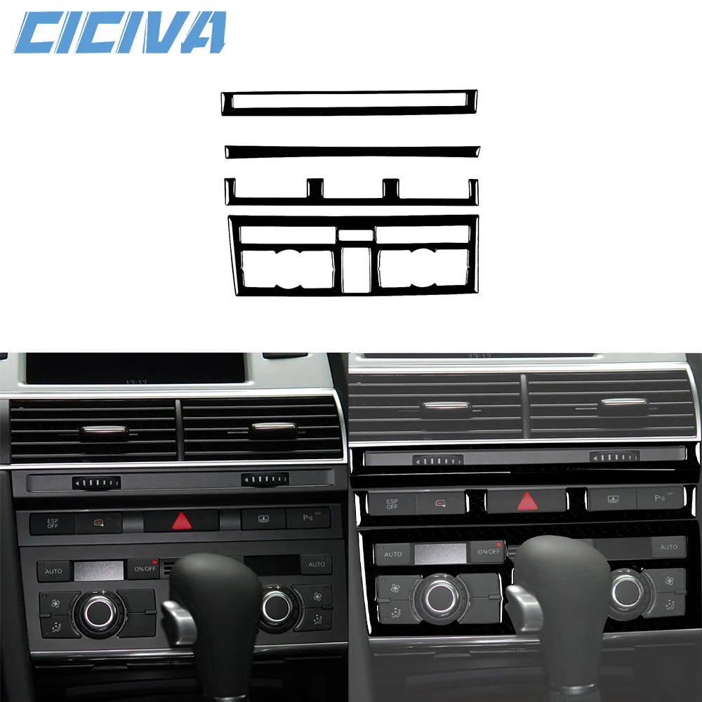 For Audi A6 S6 C6 2005-2011 Piano Black Centre radio CD air conditioning control panel Car inside Trim Accessories Sticker
For Audi A6 S6 C6 2005-2011 Piano Black Centre radio CD air conditioning control panel Car inside Trim Accessories Sticker