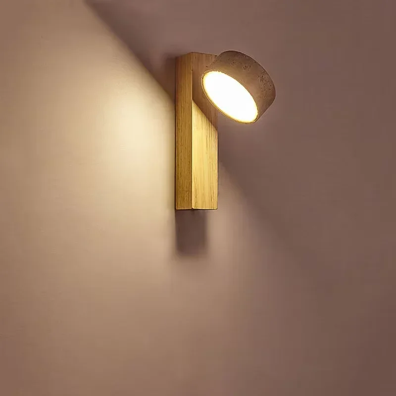 Cream Style Bedroom Bedside Wall Lamp With Pull Switch Wire Rotatable Led Light Stone Homestay Log Wood Walnut Soft Down Lights
Cream Style Bedroom Bedside Wall Lamp With Pull Switch Wire Rotatable Led Light Stone Homestay Log Wood Walnut Soft Down Lights