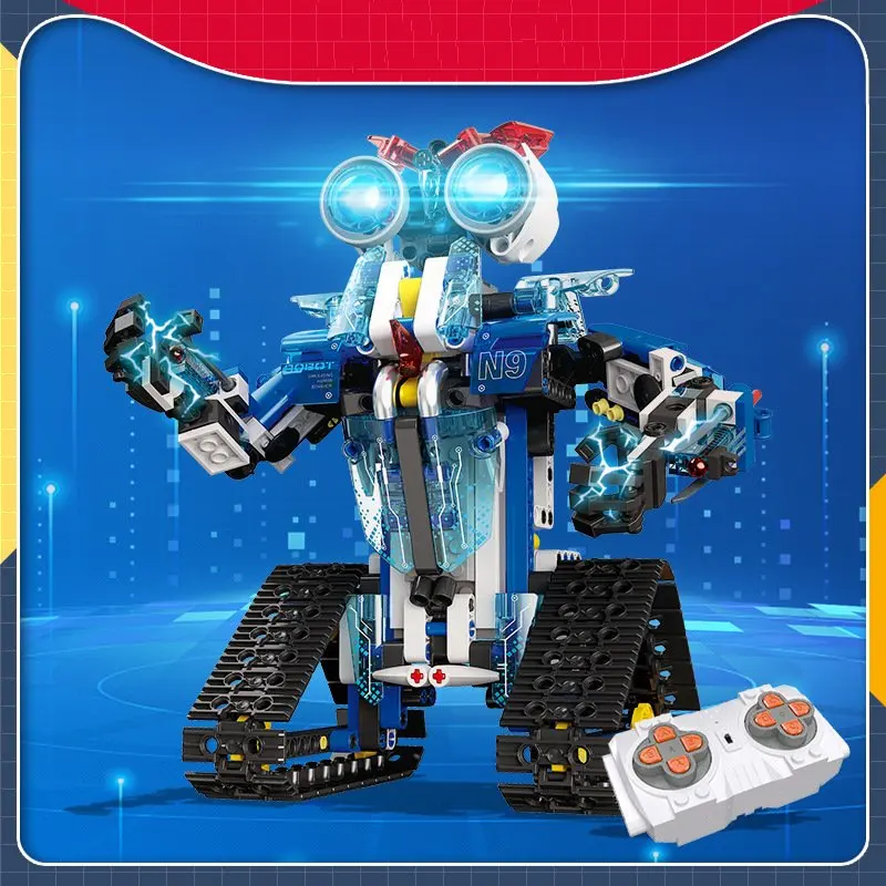 Children's Programming Education Building Block DIY Constructible Remote Control Robot Educational Toy
Children's Programming Education Building Block DIY Constructible Remote Control Robot Educational Toy