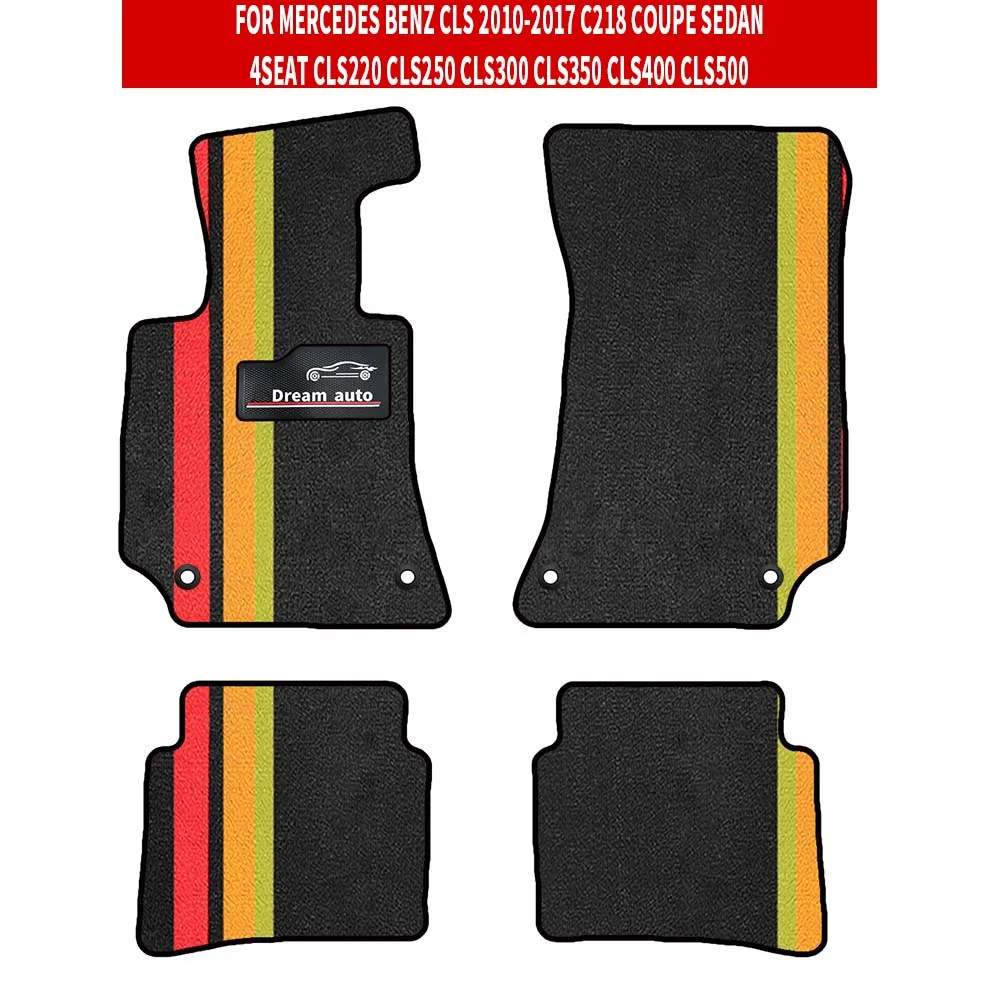 Custom Car Floor Mats For MERCEDES BENZ CLS 2010-2017 C218 Coupe Sedan 4seat CLS220 CLS250 CLS300 CLS350 CLS400 CLS500
Custom Car Floor Mats For MERCEDES BENZ CLS 2010-2017 C218 Coupe Sedan 4seat CLS220 CLS250 CLS300 CLS350 CLS400 CLS500