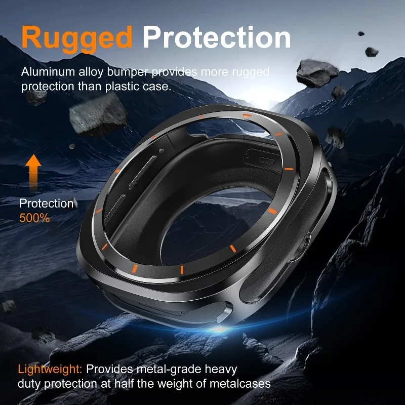 Metal Plated Protective Case Cover for Samsung Galaxy Watch7 Ultra 47mm Smartwatch Shockproof Bumper Protector Watch Accessories
Metal Plated Protective Case Cover for Samsung Galaxy Watch7 Ultra 47mm Smartwatch Shockproof Bumper Protector Watch Accessories