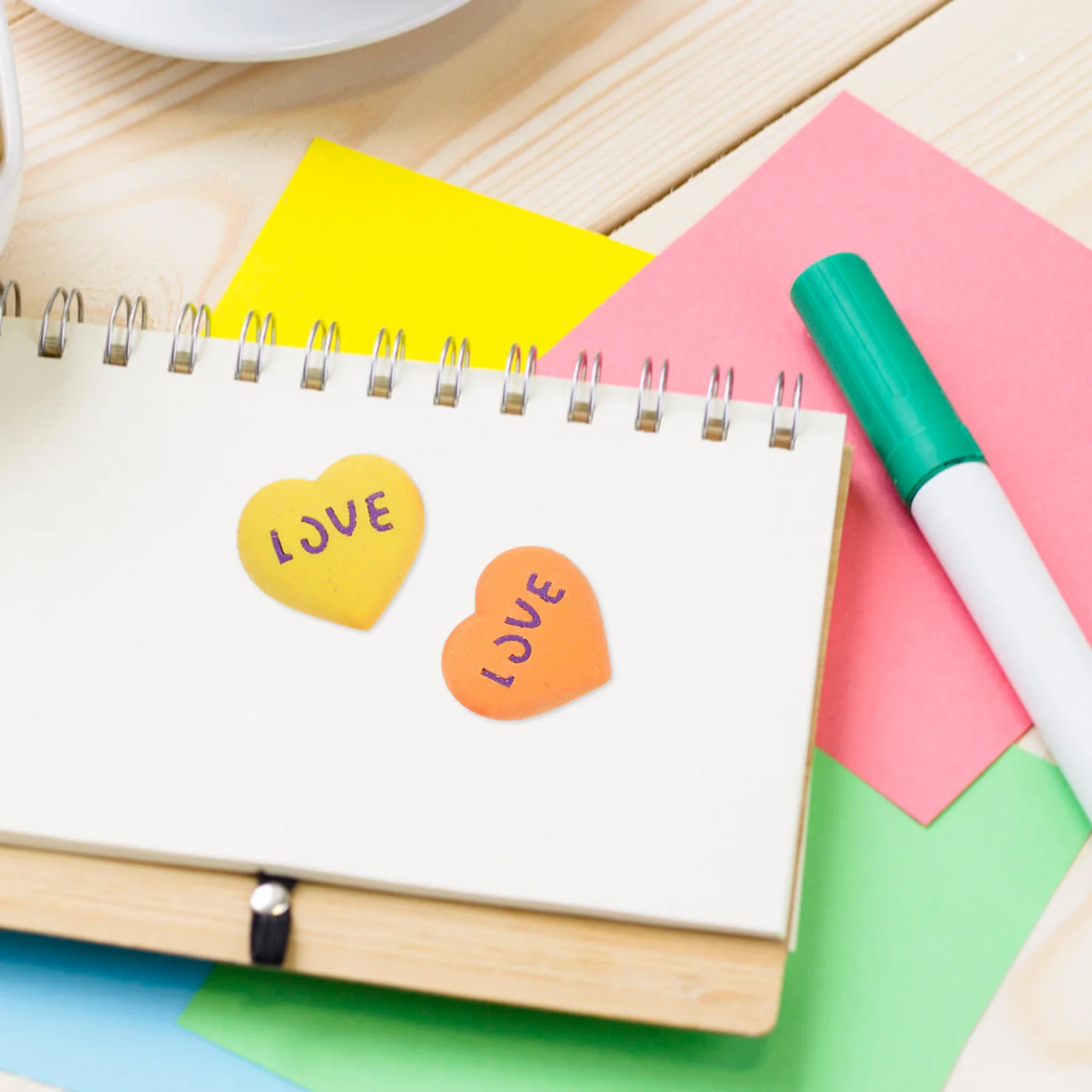 15Pcs Heart-Shaped Eraser Valentine Decoration Office Stationery Small Gift Durable Student Writing Accessory Pencil Eraser
15Pcs Heart-Shaped Eraser Valentine Decoration Office Stationery Small Gift Durable Student Writing Accessory Pencil Eraser