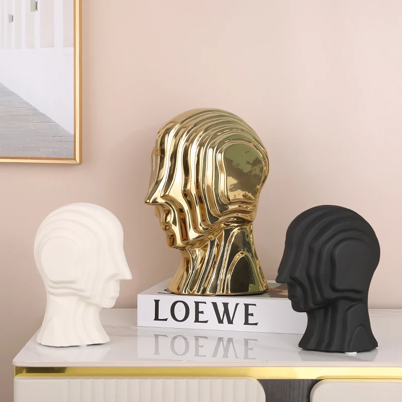 Office Desktop Abstract Figure Ceramic Handicraft Living Room TV Cabinet Wine Cabinet Decoration Light Luxury High-end
Office Desktop Abstract Figure Ceramic Handicraft Living Room TV Cabinet Wine Cabinet Decoration Light Luxury High-end