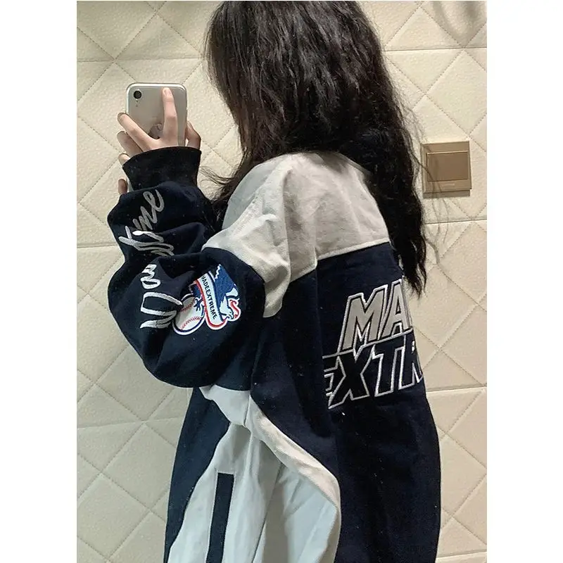 Cool American High Street Sle Jaet Top for Men And Women Large Size Embroidered Motorcycle Baseball Clothes Autumn New
Cool American High Street Sle Jaet Top for Men And Women Large Size Embroidered Motorcycle Baseball Clothes Autumn New