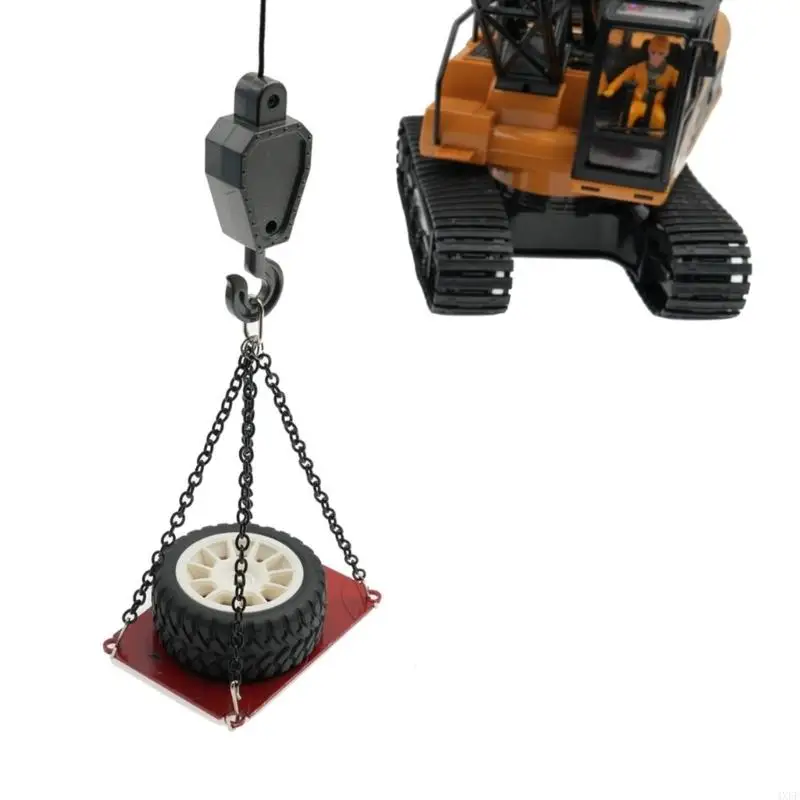 Tow Hook with Black Chain Iron Hook Chain Perfect For 1/50 Scale Cranes Model
Tow Hook with Black Chain Iron Hook Chain Perfect For 1/50 Scale Cranes Model