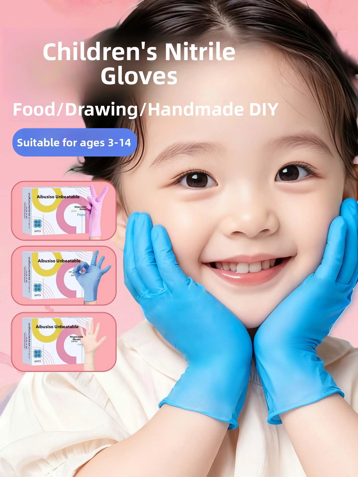 Одноразовые маленькие перчатки для детей, продукты питания, ПВХ, каракули, еда, маленький размер, 3-летние студенческие инструменты для уборки дома
Одноразовые маленькие перчатки для детей, продукты питания, ПВХ, каракули, еда, маленький размер, 3-летние студенческие инструменты для уборки дома