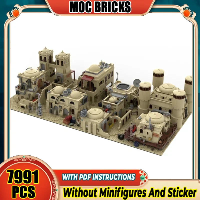 Звездный фильм Moc, строительные кирпичи, база для пустыни, домашние наборы, модель, технология, блок, сцены из фильмов, игрушка, сделай сам, сборка, праздничные подарки
Звездный фильм Moc, строительные кирпичи, база для пустыни, домашние наборы, модель, технология, блок, сцены из фильмов, игрушка, сделай сам, сборка, праздничные подарки