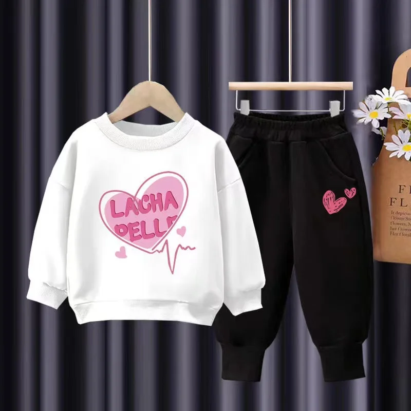 Autumn Baby Girl Boy Clothes Set Children Colorful Love Printing Sweatshirt Top and Pants Bottom 2 Piece Suit Kid Tracksuit
Autumn Baby Girl Boy Clothes Set Children Colorful Love Printing Sweatshirt Top and Pants Bottom 2 Piece Suit Kid Tracksuit