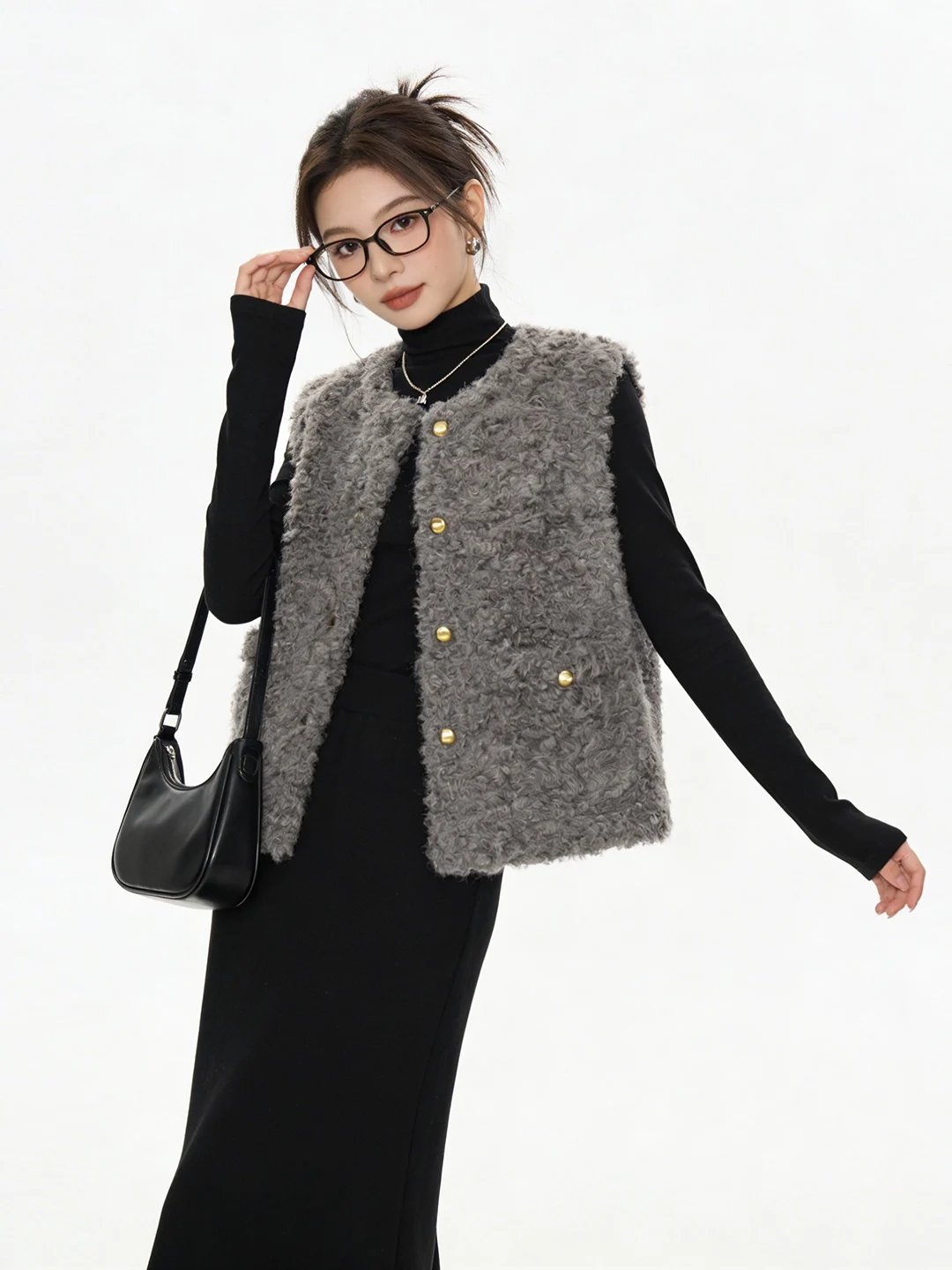 Молодежный жилет из искусственного меха Sli: ретро-дизайн из кожи и меха, для ранней весны, многослойный, модный, высококачественный, универсальный, трендовый жилет
Молодежный жилет из искусственного меха Sli: ретро-дизайн из кожи и меха, для ранней весны, многослойный, модный, высококачественный, универсальный, трендовый жилет