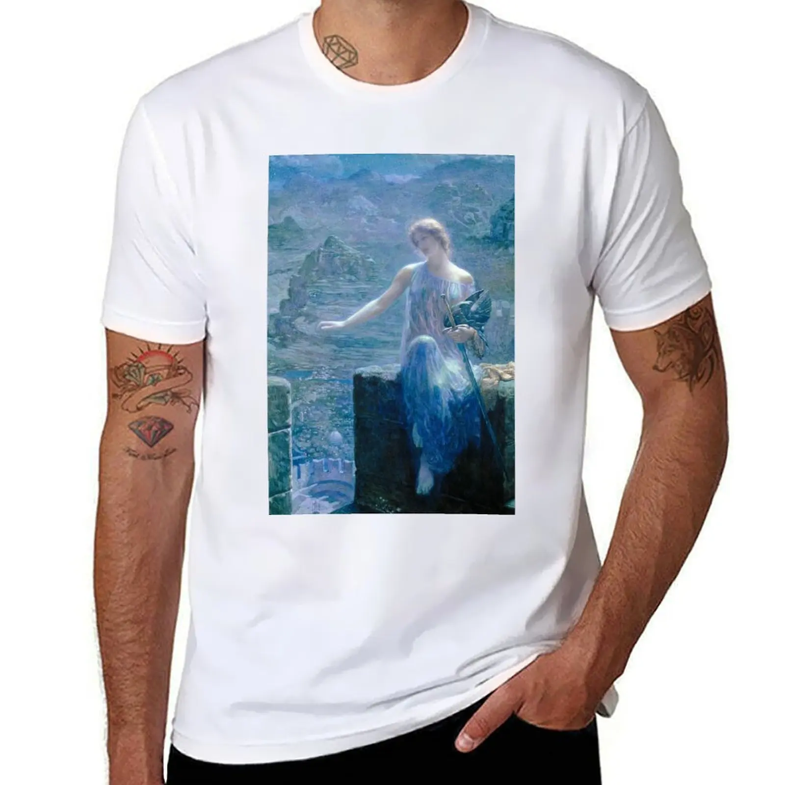 Футболка Valkyries Vigil, Edward Robert Hughes, милые топы, корейские модные мужские высокие футболки в тяжелом весе
Футболка Valkyries Vigil, Edward Robert Hughes, милые топы, корейские модные мужские высокие футболки в тяжелом весе