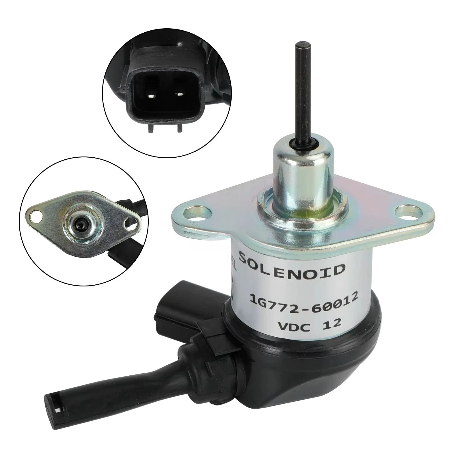 1G772-60010 1G772-60012 1G772-60013 1G772-60014 Fuel Shut Off Solenoid For Kubota Engine V3300 V3600 V3307 Stop Solenoid Valve
1G772-60010 1G772-60012 1G772-60013 1G772-60014 Fuel Shut Off Solenoid For Kubota Engine V3300 V3600 V3307 Stop Solenoid Valve