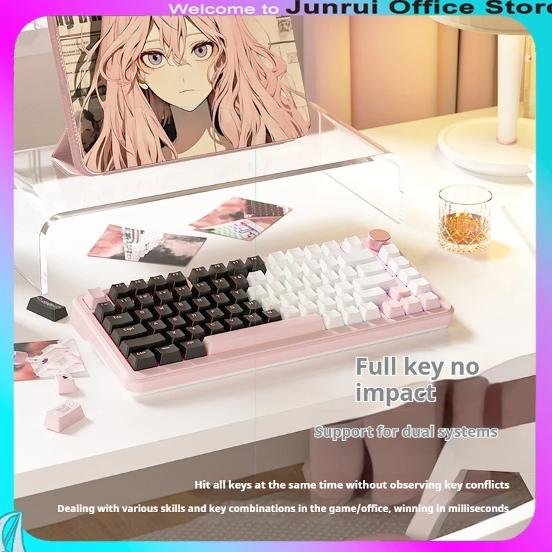 Ak820 Mechanical Keyboard Wired Gaming Computer Office Home Girl Gasket Structure Mechanical Gamer Keyboard Accessories Gift
Ak820 Mechanical Keyboard Wired Gaming Computer Office Home Girl Gasket Structure Mechanical Gamer Keyboard Accessories Gift