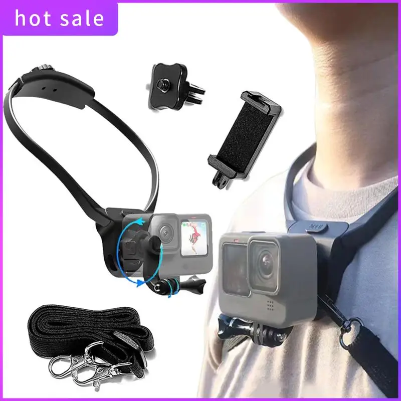 Adjustable Camera Hanging Neck Holder For Gopro13 12 11 10 Sports Camera Collar Holder First Perspective Shooting Riding
Adjustable Camera Hanging Neck Holder For Gopro13 12 11 10 Sports Camera Collar Holder First Perspective Shooting Riding