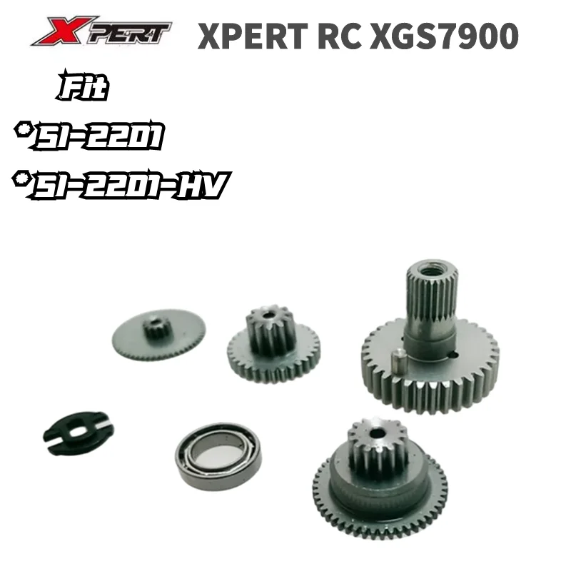 Original XPERT Servo XG7900 Gear Set 7075 metal Servo Repacement Gear Set Including Bearings Fit XPERT Servo SI-2201 SI-2201-HV
Original XPERT Servo XG7900 Gear Set 7075 metal Servo Repacement Gear Set Including Bearings Fit XPERT Servo SI-2201 SI-2201-HV