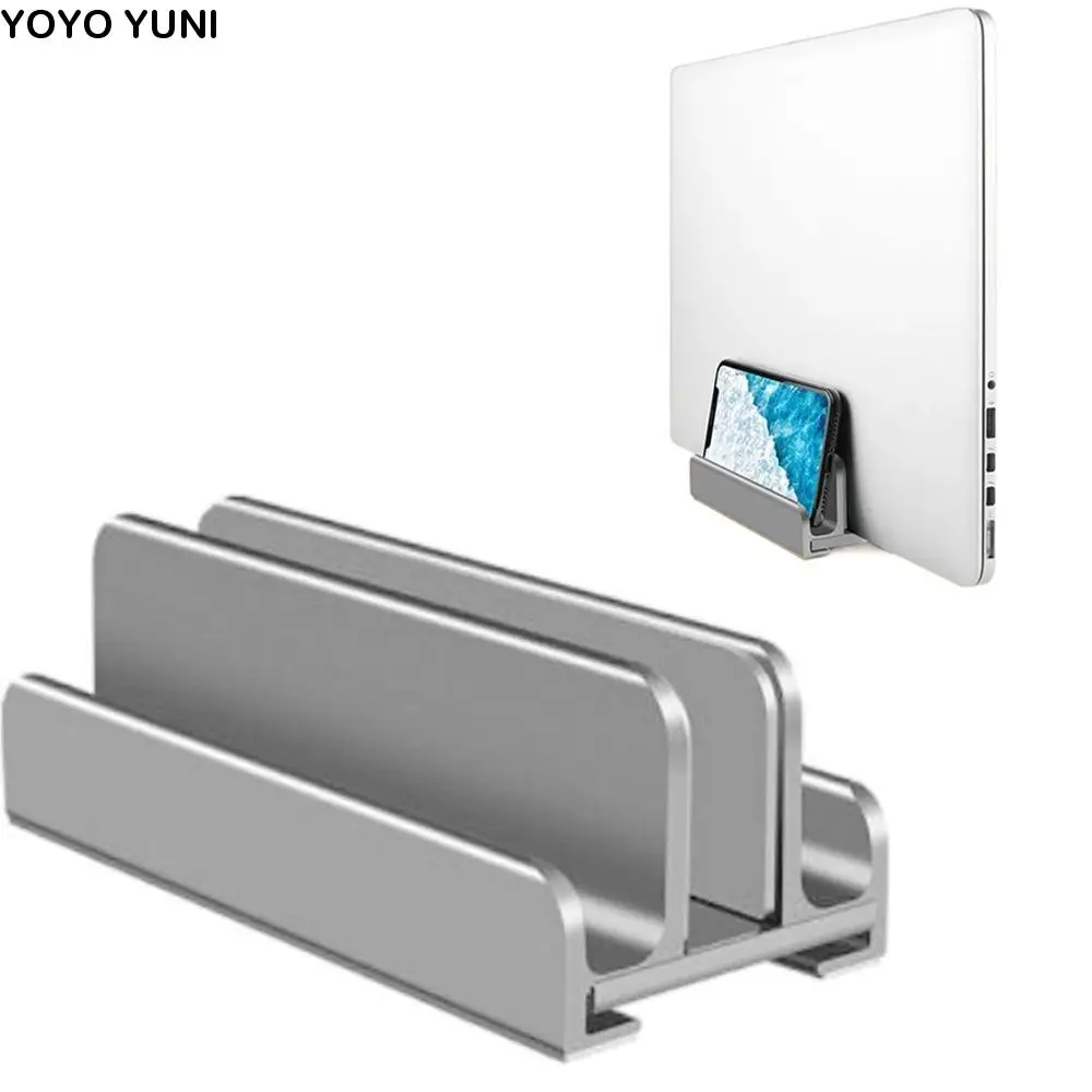 1/2/3 Slots Vertical Laptop Stand Space-Saving Anti-slip Aluminum Laptops Holder Adjustable Rust-proof Desktop Notebook Dock
1/2/3 Slots Vertical Laptop Stand Space-Saving Anti-slip Aluminum Laptops Holder Adjustable Rust-proof Desktop Notebook Dock