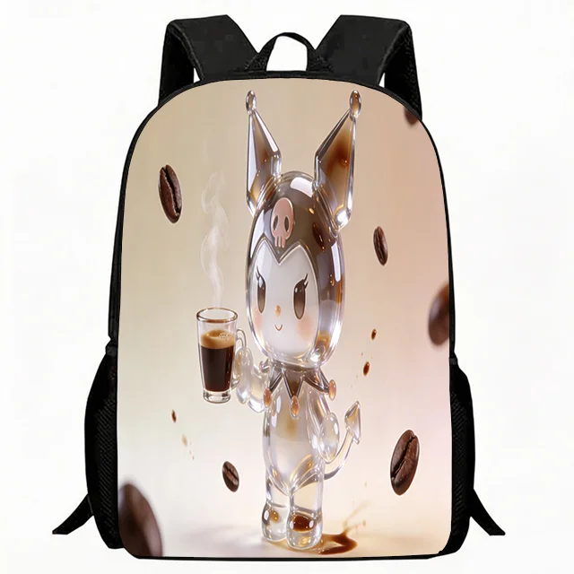 Kids Bag Kuromi 3D Crystal Coffee Print Children Backpack, Transparent Coffee Bean Design School Bag, Lightweight Breathable Boo
Kids Bag Kuromi 3D Crystal Coffee Print Children Backpack, Transparent Coffee Bean Design School Bag, Lightweight Breathable Boo