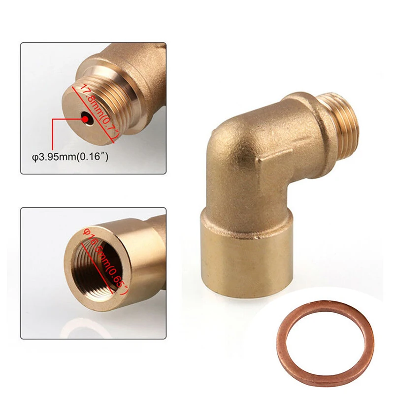 Brass Oxygen Sensor 90-Degree Connector Automotive Extension Contraction Auto Car Accessory for Parts
Brass Oxygen Sensor 90-Degree Connector Automotive Extension Contraction Auto Car Accessory for Parts