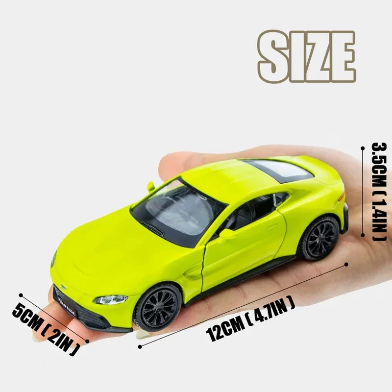Масштабная модель автомобиля Aston Martin Vantage 1:36 из сплава, литая под давлением, игрушка для мальчиков, подарок на день рождения, коллекционная модель автомобиля
Масштабная модель автомобиля Aston Martin Vantage 1:36 из сплава, литая под давлением, игрушка для мальчиков, подарок на день рождения, коллекционная модель автомобиля
