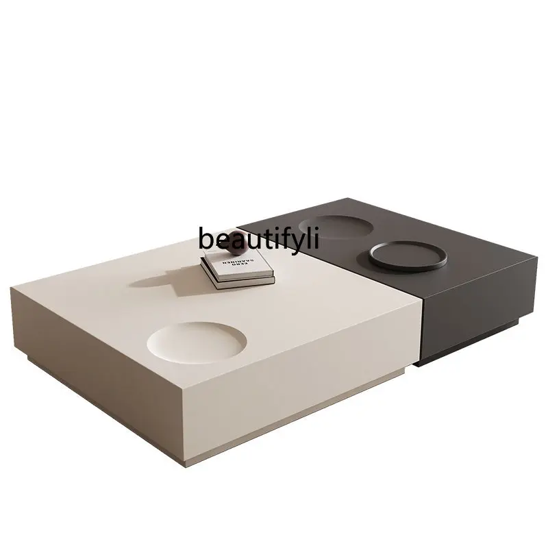 Coffee Table Living Room Home Cream Style Square Tea Table Combination Office Low Table Minimalist Size Coffee Table
Coffee Table Living Room Home Cream Style Square Tea Table Combination Office Low Table Minimalist Size Coffee Table