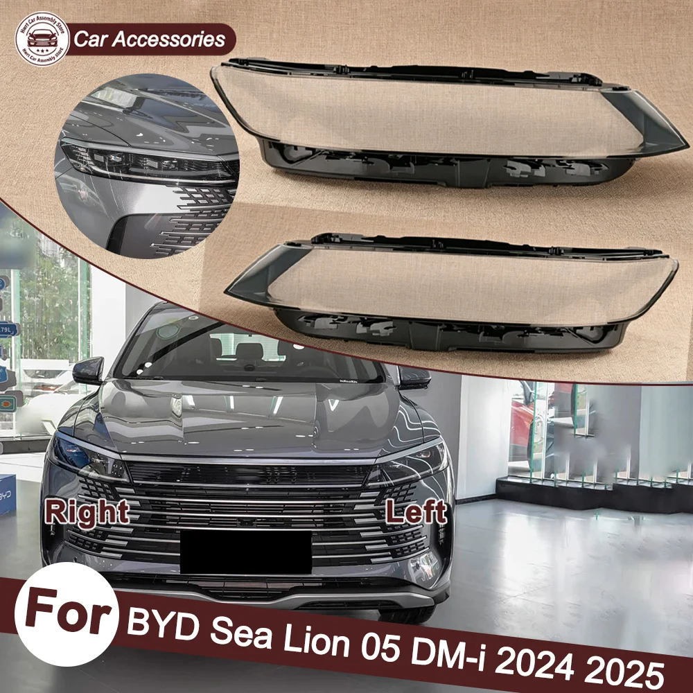 For BYD Sea Lion 05 DM-i 2024 2025 Transparent Headlamp Shell Lampmask Lamp Shade Headlight Cover Replace The Original Lampshade
For BYD Sea Lion 05 DM-i 2024 2025 Transparent Headlamp Shell Lampmask Lamp Shade Headlight Cover Replace The Original Lampshade