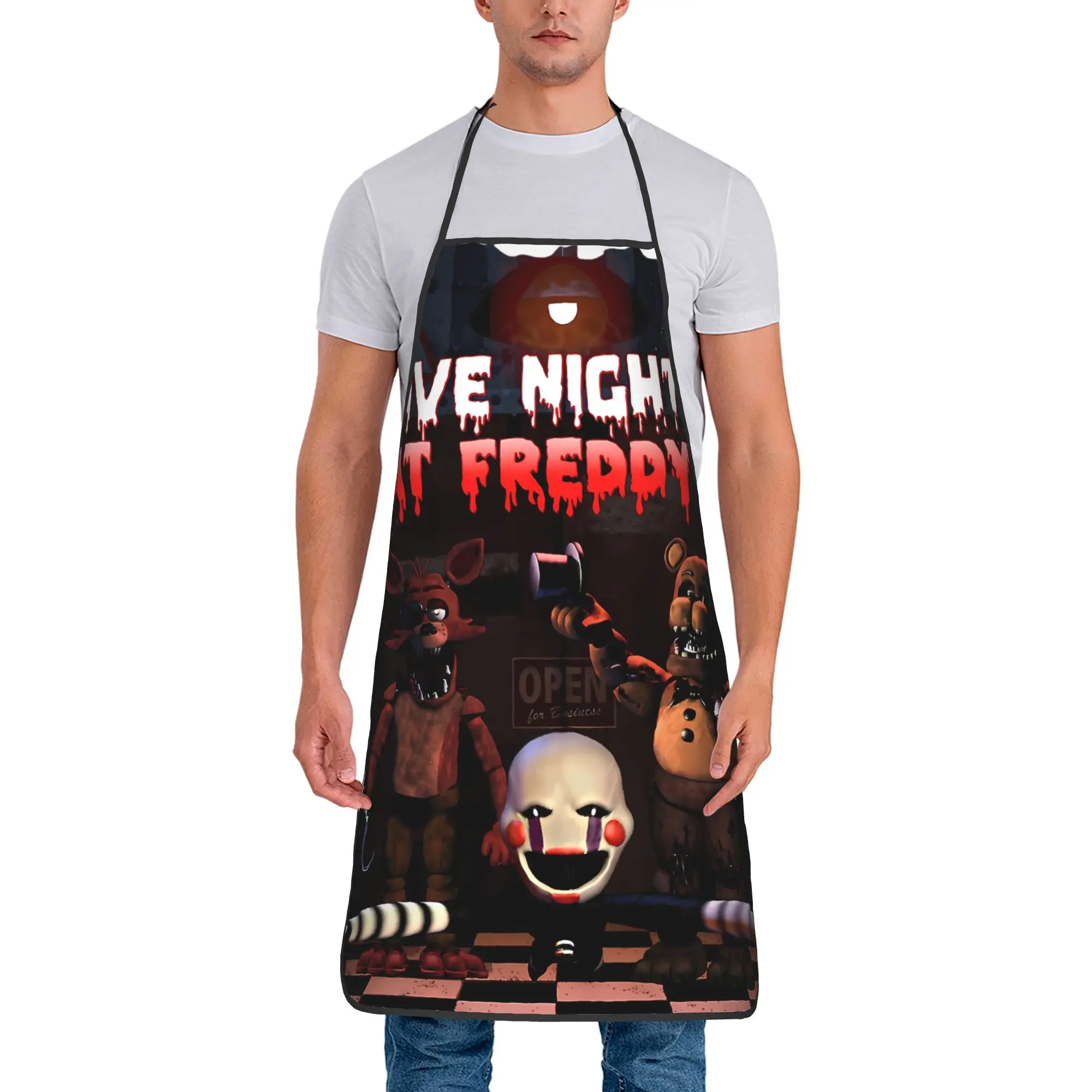 Винтажный фартук FNAF At Freddy's (35) в стиле 90-х годов, домашний кухонный фартук для взрослых, модный рабочий фартук без карманов
Винтажный фартук FNAF At Freddy's (35) в стиле 90-х годов, домашний кухонный фартук для взрослых, модный рабочий фартук без карманов