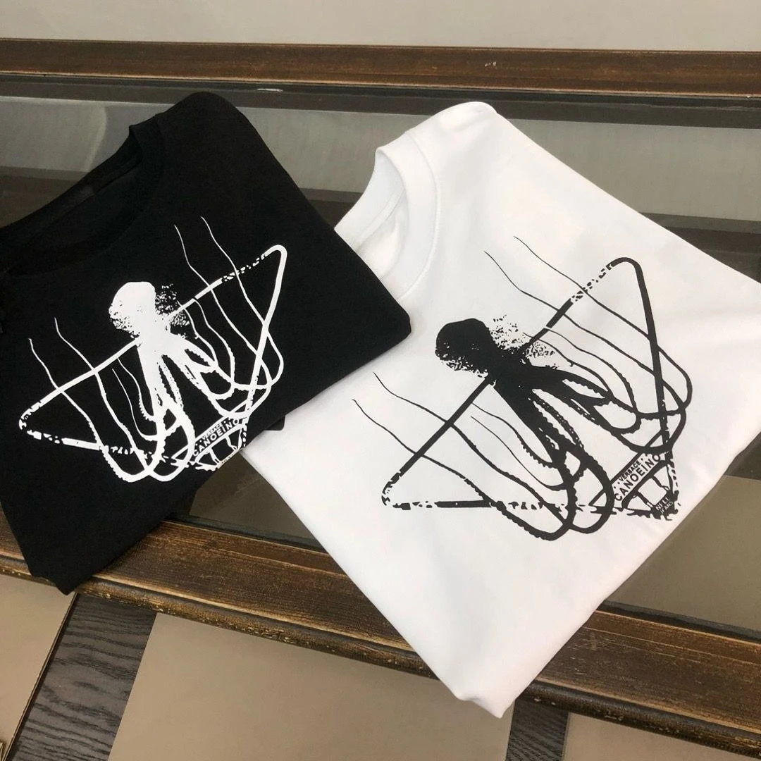 Summer New Cotton Round Neck Printed Octopus Ink Pattern Casual Versatile Men's and Women's Same Top Short-sleeved T-shirt
Summer New Cotton Round Neck Printed Octopus Ink Pattern Casual Versatile Men's and Women's Same Top Short-sleeved T-shirt