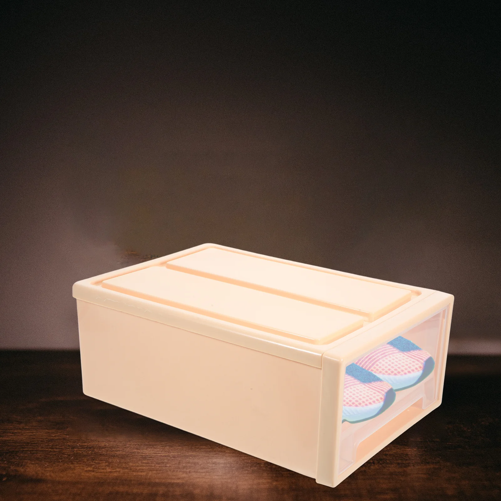 Stackable Shoe Storage Box Clear Transparent Organizer Drawer for Shoes Clothes Stationery Compact Size Easy Access Under Bed
Stackable Shoe Storage Box Clear Transparent Organizer Drawer for Shoes Clothes Stationery Compact Size Easy Access Under Bed