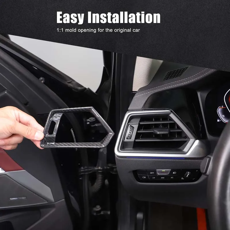 Для BMW 3 серии G20 G28 2020 2021 2022, боковая крышка из углеродного волокна, вентиляционное отверстие, накладка, автоаксессуары
Для BMW 3 серии G20 G28 2020 2021 2022, боковая крышка из углеродного волокна, вентиляционное отверстие, накладка, автоаксессуары