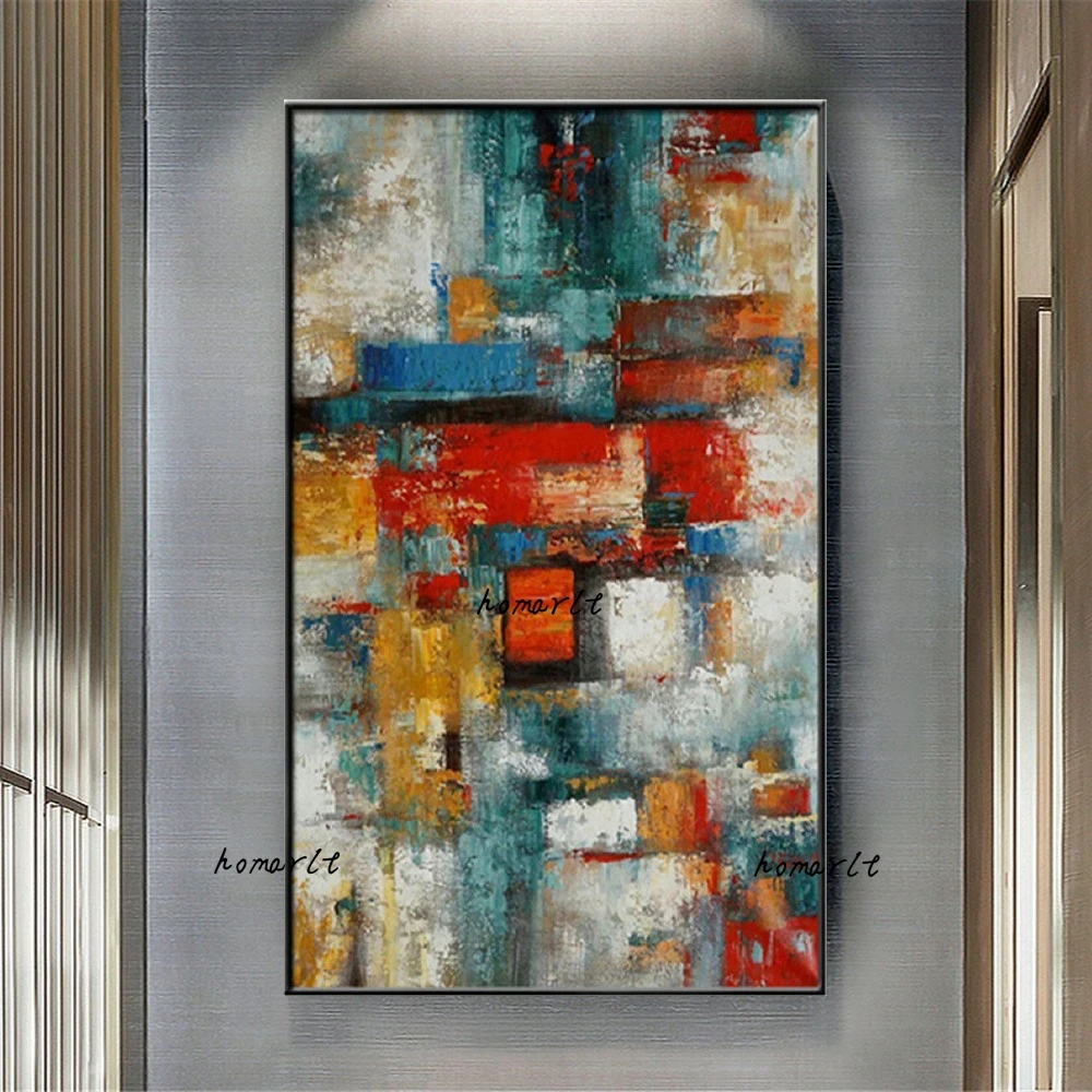 Modern Abstract Colorful Picture Home Wall Art Poster hand Drawn on Canvas Oil Painting Handmade Artwork For Living Room Decor
Modern Abstract Colorful Picture Home Wall Art Poster hand Drawn on Canvas Oil Painting Handmade Artwork For Living Room Decor