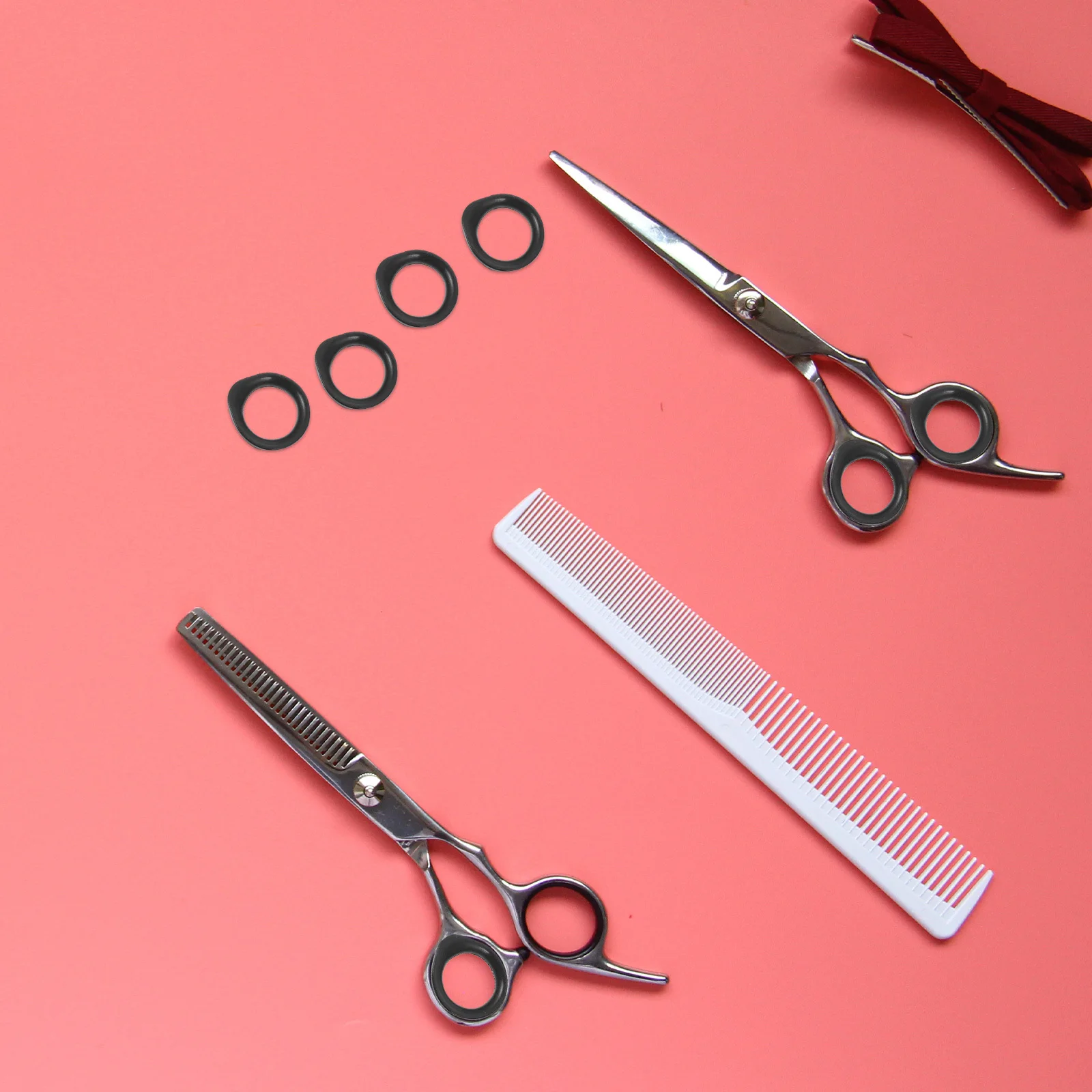 10Pcs Comfortable Scissors Finger Rings Silicone Grip for Hair Shear Pet Grooming Tools Anti-Skid Protective Ring Accessory
10Pcs Comfortable Scissors Finger Rings Silicone Grip for Hair Shear Pet Grooming Tools Anti-Skid Protective Ring Accessory