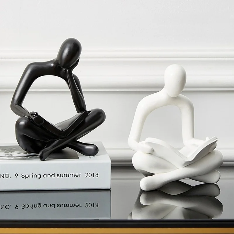 New Home Decoration Abstract Thinker Statue Creative Nordic Miniature Resin Sculpture Gothic Home Indoor Desk Accessories Garden
New Home Decoration Abstract Thinker Statue Creative Nordic Miniature Resin Sculpture Gothic Home Indoor Desk Accessories Garden