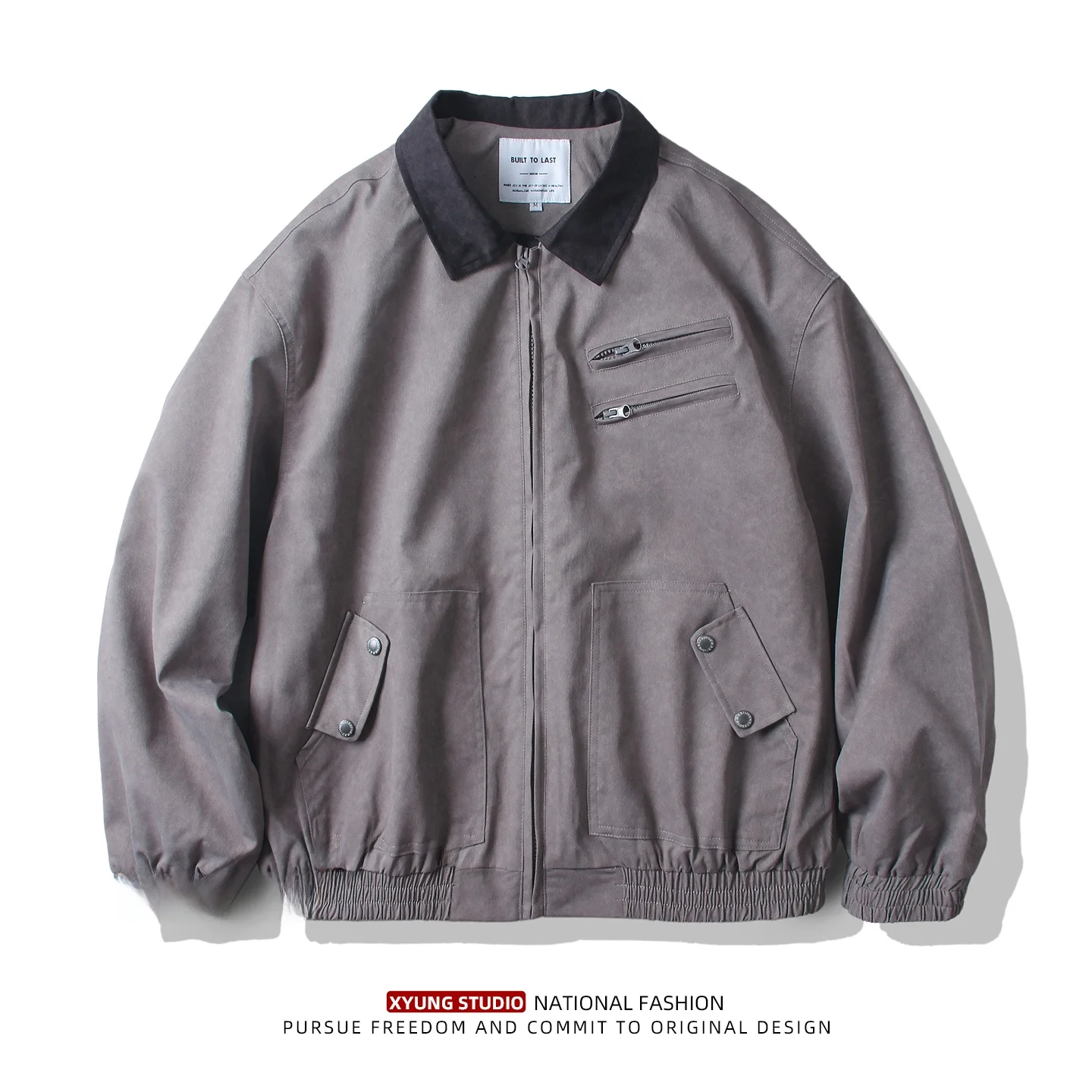 Spring 2026 Loose Fit Casual Workwear Jaet Men's American Barn Sle Color Blo Collar Long Sve Polyester Outerwear
Spring 2026 Loose Fit Casual Workwear Jaet Men's American Barn Sle Color Blo Collar Long Sve Polyester Outerwear