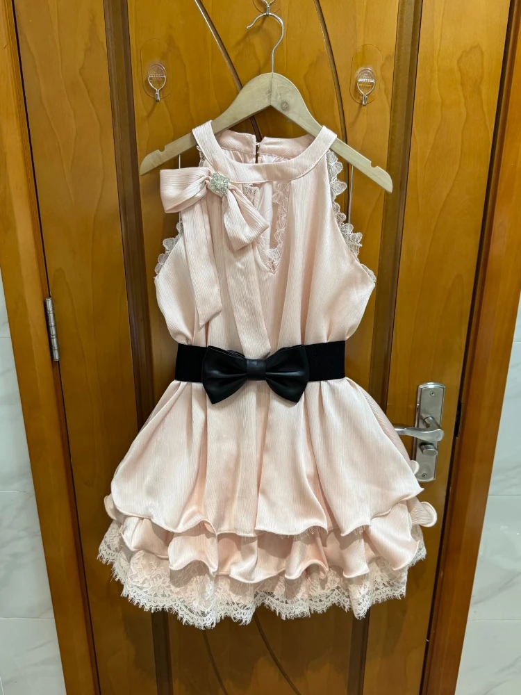 Summer Coquette Pink 2 Piece Set Women Halter Neck Bow Ruffle Lace Slim Fit Bodycon Mini Cake Skirt Elegant Party Date Night
Summer Coquette Pink 2 Piece Set Women Halter Neck Bow Ruffle Lace Slim Fit Bodycon Mini Cake Skirt Elegant Party Date Night