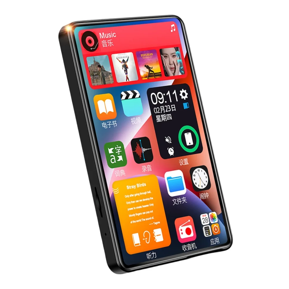Touch Screen MP3 Player 4.0 Inch X20 4/16GB 1080P Video Expandable Music-Walkman HiFi Sound With BT Portable Audio Accessories
Touch Screen MP3 Player 4.0 Inch X20 4/16GB 1080P Video Expandable Music-Walkman HiFi Sound With BT Portable Audio Accessories