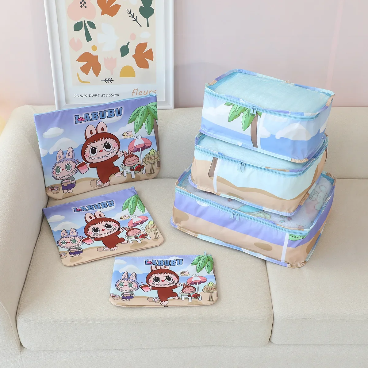 Underwear Shoes storage bag Tote Makeup and wash bag 6PC LABUBU boy girl cartoon New labubu Travel Duffel Bag chidren Tote
Underwear Shoes storage bag Tote Makeup and wash bag 6PC LABUBU boy girl cartoon New labubu Travel Duffel Bag chidren Tote