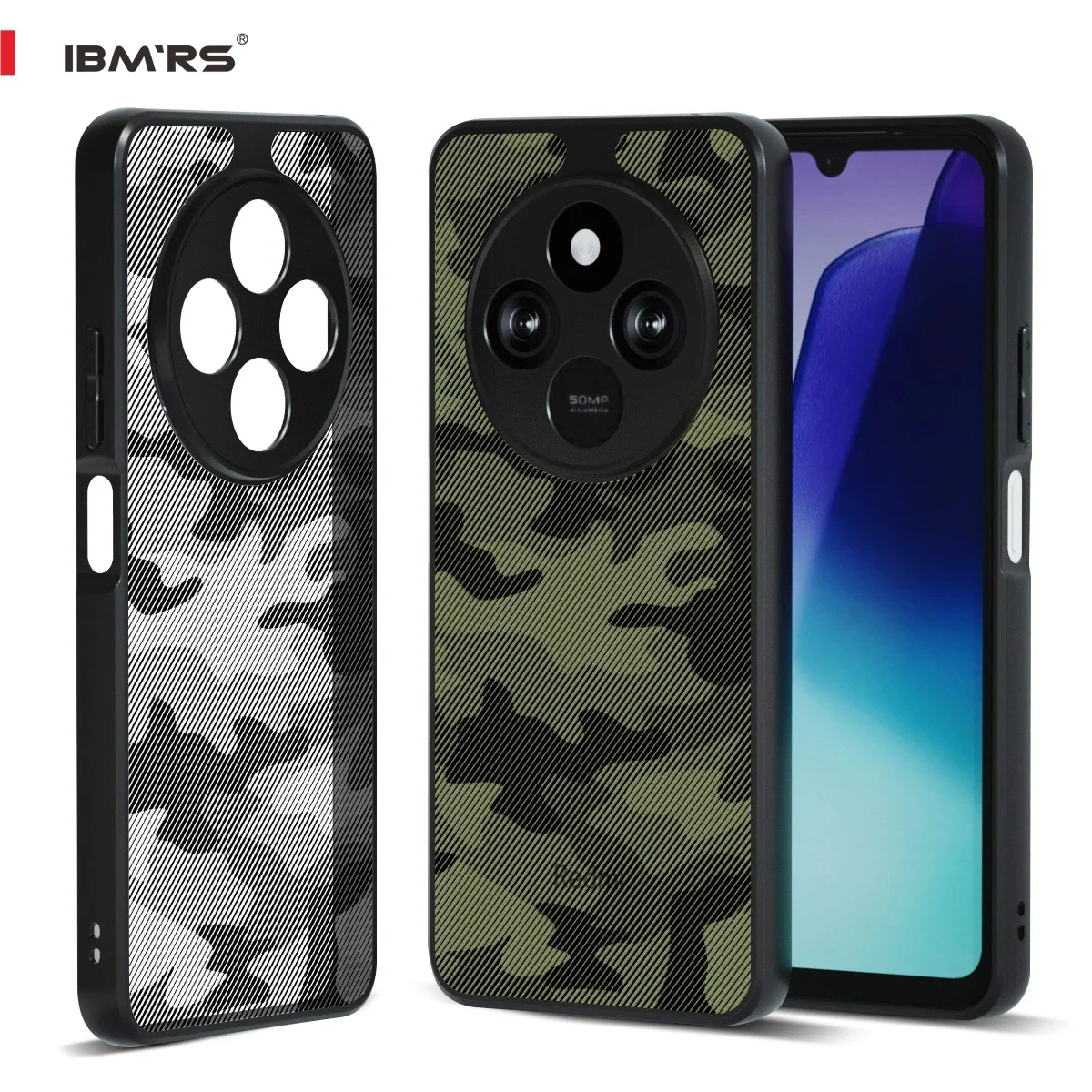 IMBRS for Redmi 14R 5G Case,Camouflage Shockproof Cover, PC+TPU Dual Layer Heavy Duty Armor
IMBRS for Redmi 14R 5G Case,Camouflage Shockproof Cover, PC+TPU Dual Layer Heavy Duty Armor