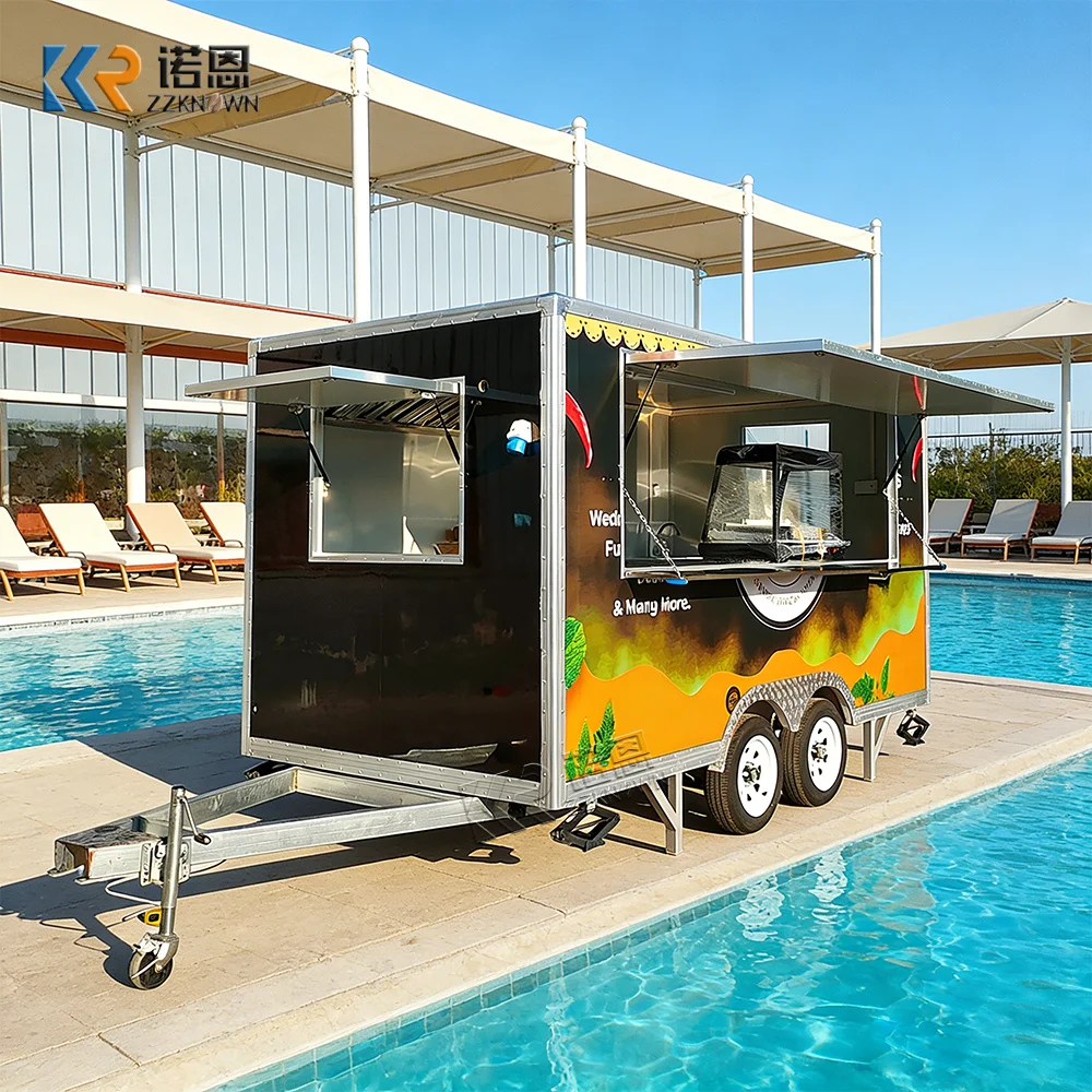 Mobile Bar Trailer Fast Food Trailers Fully Equipped USA Standards Mobile Remorque Donuts Food Truck for Sale
Mobile Bar Trailer Fast Food Trailers Fully Equipped USA Standards Mobile Remorque Donuts Food Truck for Sale