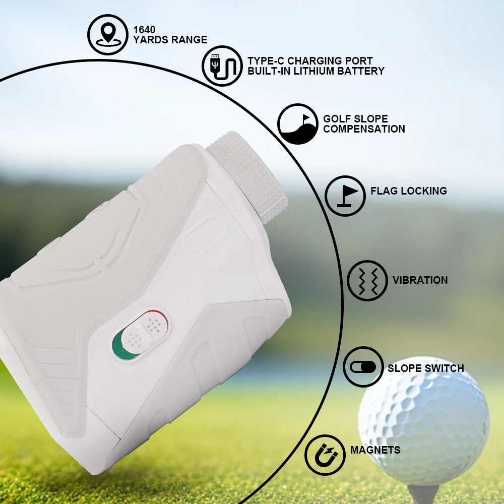 Лазерный дальномер для гольфа: большой радиус действия и фиксация цели, компенсация уклона, перезаряжаемый через Type-C, непрерывное сканирование и мультирежимы.
Лазерный дальномер для гольфа: большой радиус действия и фиксация цели, компенсация уклона, перезаряжаемый через Type-C, непрерывное сканирование и мультирежимы.