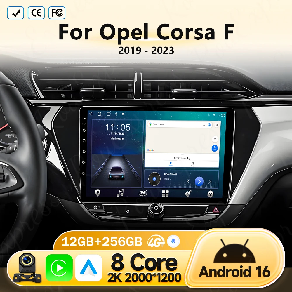 CPU 7862 Head Unit For Opel Corsa F 2019 2020 2021 2022 2023 Android 16 GPS Navigation Multimedia Video Player Car Radio No 2 in
CPU 7862 Head Unit For Opel Corsa F 2019 2020 2021 2022 2023 Android 16 GPS Navigation Multimedia Video Player Car Radio No 2 in