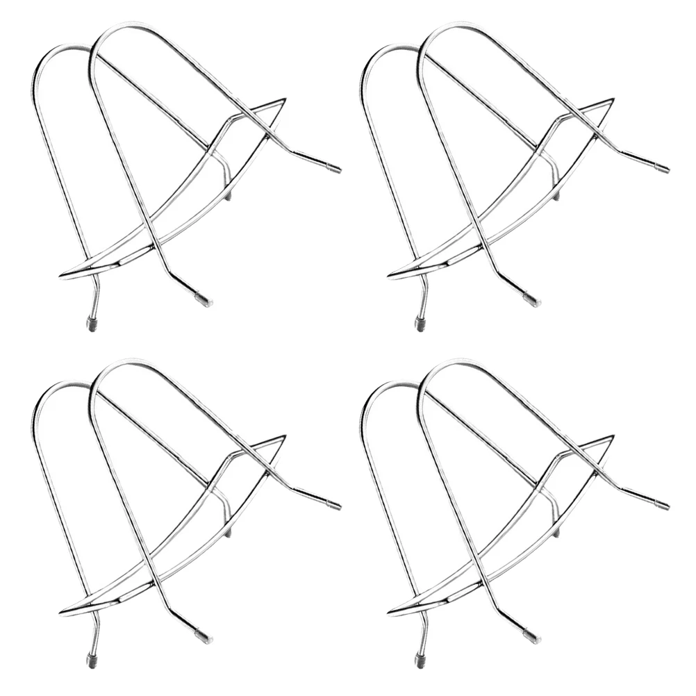 4 Pcs Board Rack Cutting Board Holder Stand Stainless Steel Kitchen ganizer Silver Storage Pot Lid Holder
4 Pcs Board Rack Cutting Board Holder Stand Stainless Steel Kitchen ganizer Silver Storage Pot Lid Holder