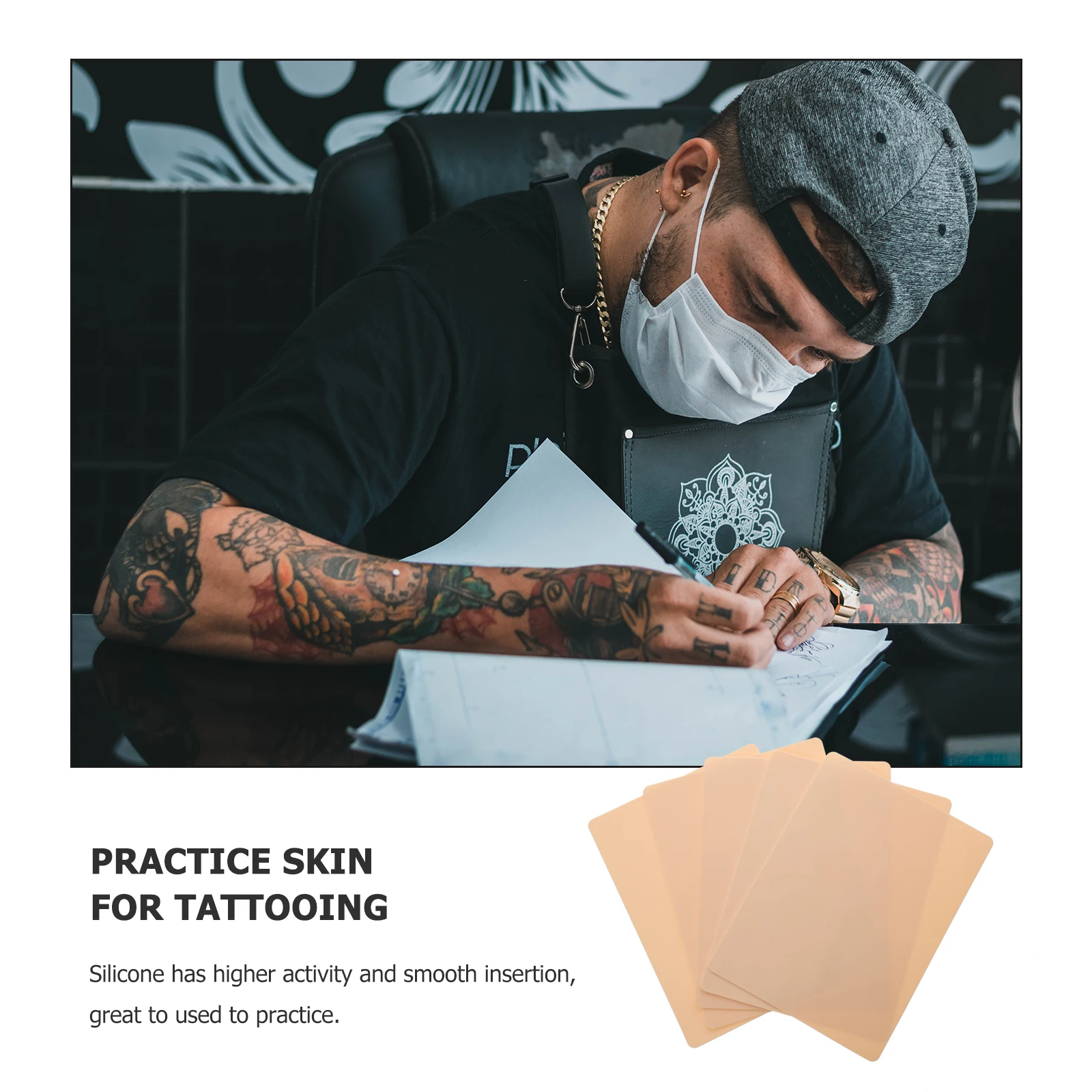 10pcs Skin for Tattooing Embroidered Practice Skin Silicone Fake Artificial Beauty Salon Supplies Embroidered Sheets Tools
10pcs Skin for Tattooing Embroidered Practice Skin Silicone Fake Artificial Beauty Salon Supplies Embroidered Sheets Tools