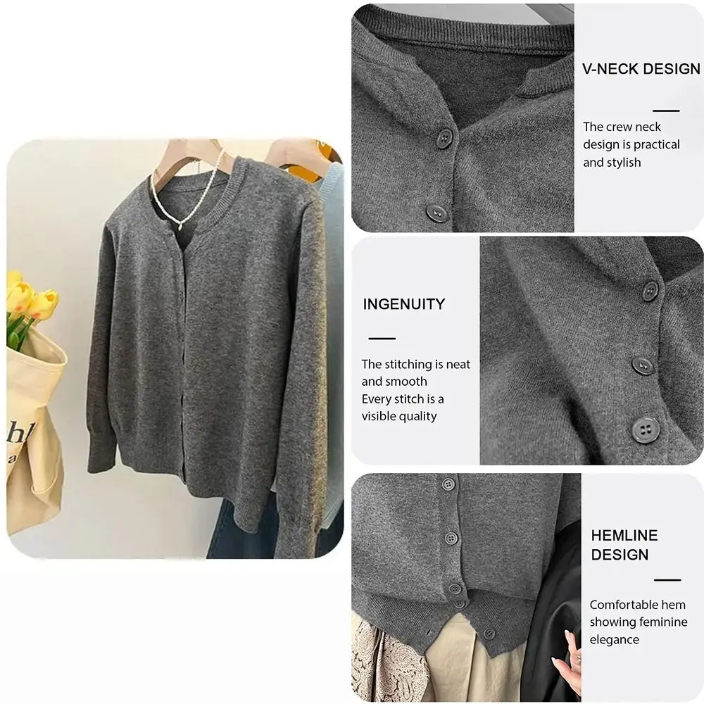 New Fashion Loose Fit Fleece Sweater Round Neck Solid Color Knit Sweater Female Sweater Top
New Fashion Loose Fit Fleece Sweater Round Neck Solid Color Knit Sweater Female Sweater Top