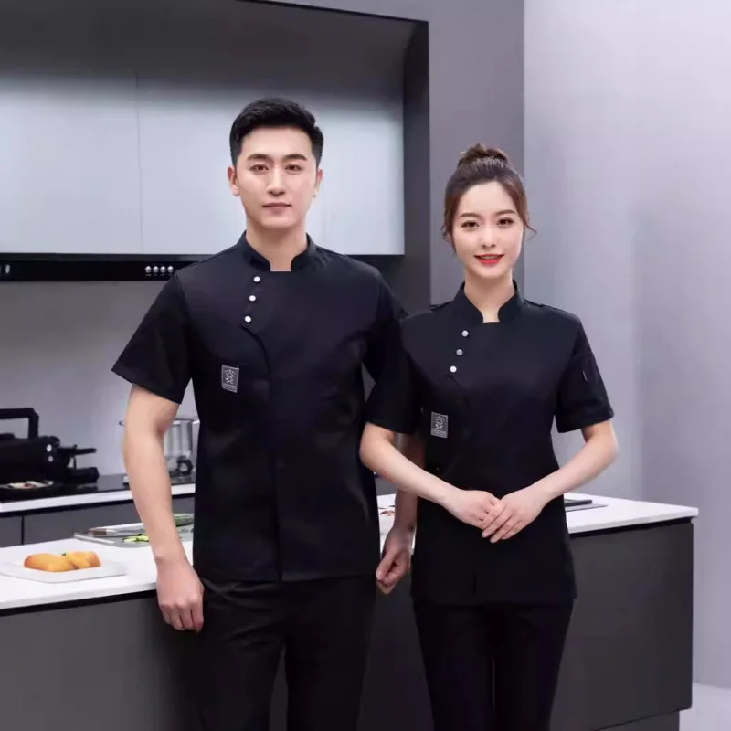 Catering, cake baking, restaurant kitchen, restaurant short-sleeve workwear, female chef uniforms, long-sleeve men's autumn and
Catering, cake baking, restaurant kitchen, restaurant short-sleeve workwear, female chef uniforms, long-sleeve men's autumn and