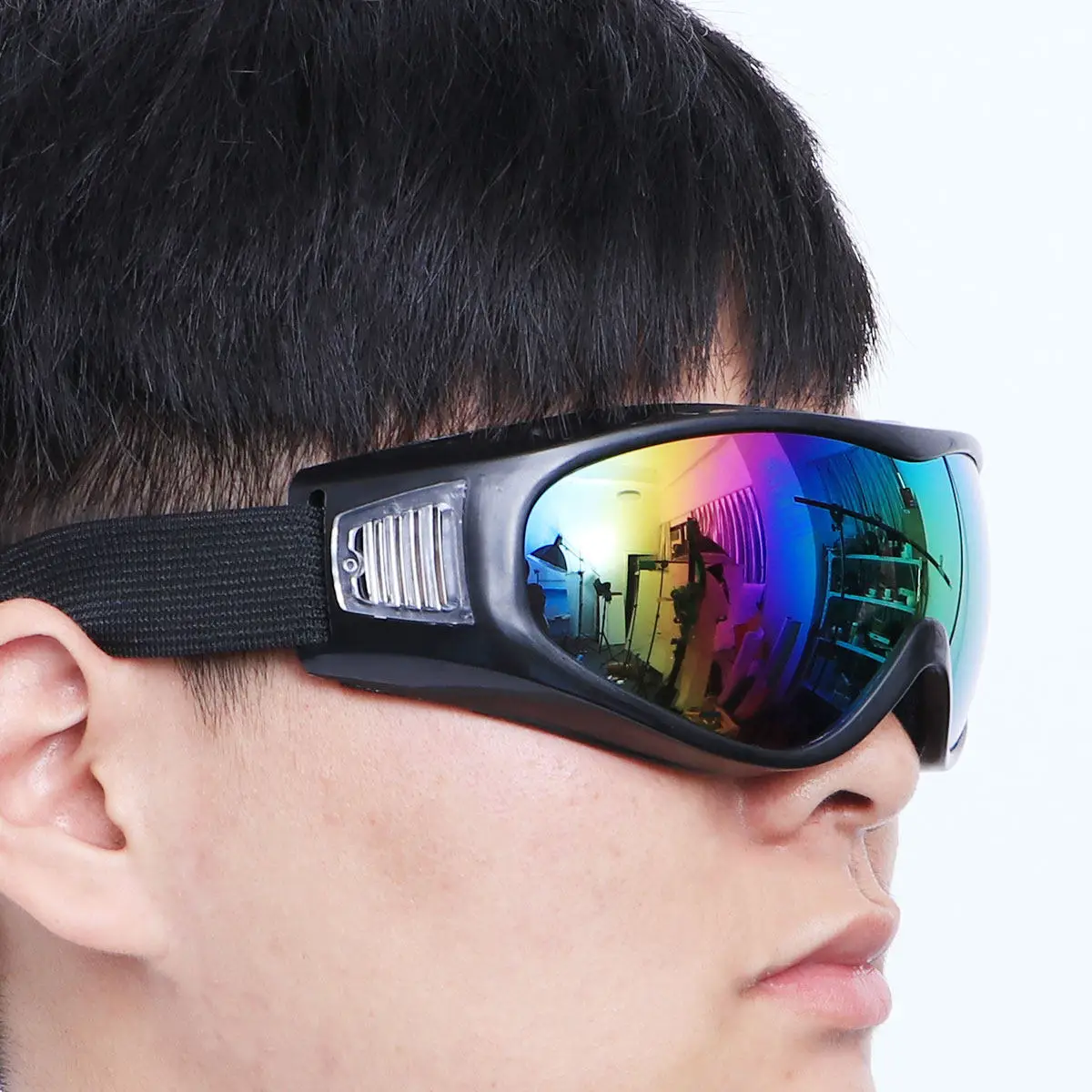 Unisex Windproof Outdoor Safety Goggles Blue Frame Colorful Lens Uv400 Anti-Fog Protective Glasses Cycling Skiing Riding
Unisex Windproof Outdoor Safety Goggles Blue Frame Colorful Lens Uv400 Anti-Fog Protective Glasses Cycling Skiing Riding