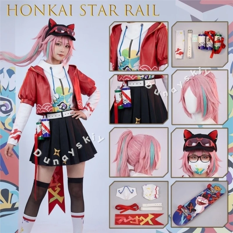 Honkai Star Rail Little Cat Rappa Cosplay Costume Full Set Women Anime Character Outfit For Comic Con Halloween Party Stage Cos
Honkai Star Rail Little Cat Rappa Cosplay Costume Full Set Women Anime Character Outfit For Comic Con Halloween Party Stage Cos