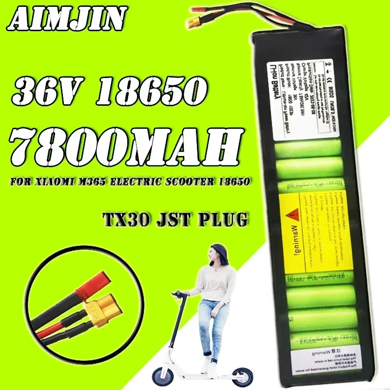 7800mAh 36V 10S3P Battery Pack for Xiaomi M365 Electric Scooter 18650 NE1003-H Cell Communication Interface Discharge Tail Light
7800mAh 36V 10S3P Battery Pack for Xiaomi M365 Electric Scooter 18650 NE1003-H Cell Communication Interface Discharge Tail Light