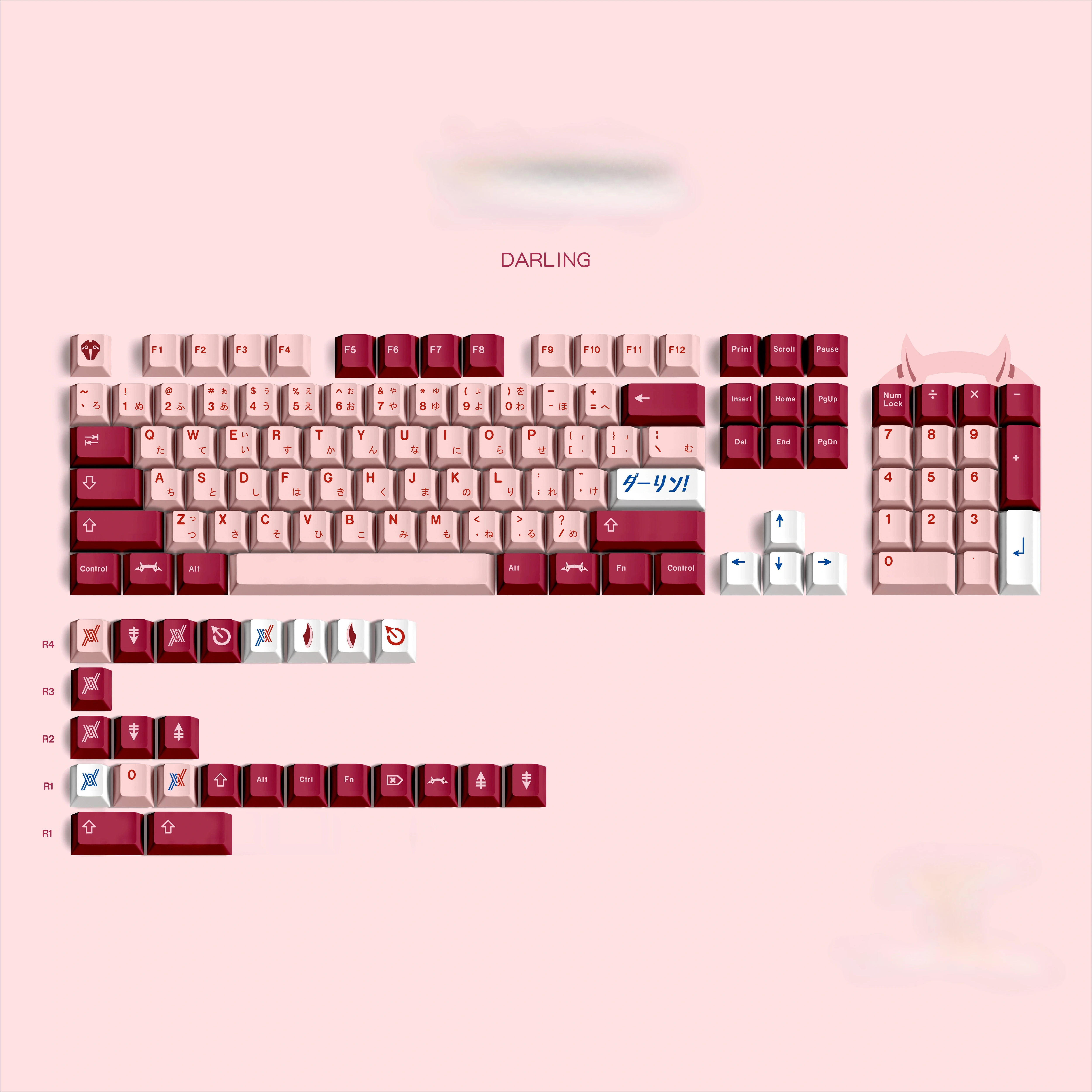 GMK Darling 134 клавиши PBT заводская высота полностью пятисторонние колпачки для сублимационной клавиатуры
GMK Darling 134 клавиши PBT заводская высота полностью пятисторонние колпачки для сублимационной клавиатуры