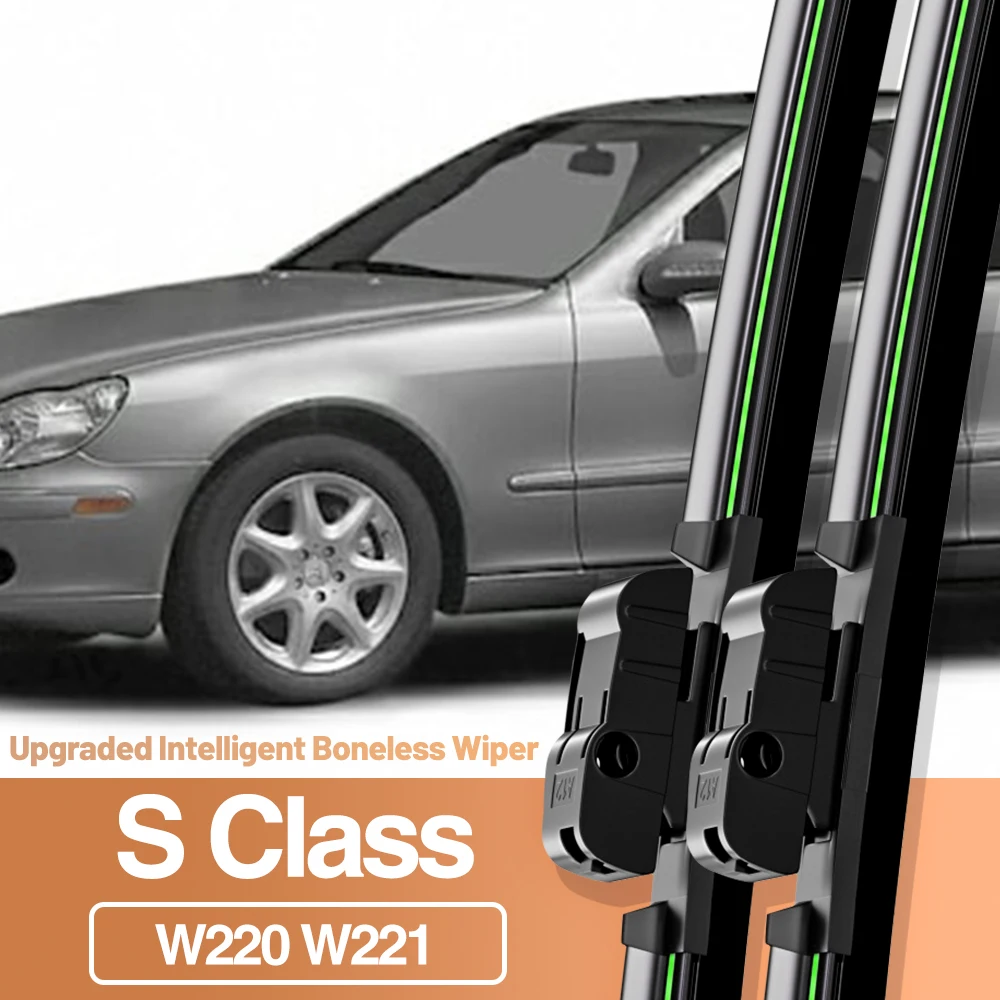 2x For Mercedes Benz S Class W220 W221 1998-2013 Front Windshield Wiper Blades Windscreen Window Accessories 2000 2005 2009 2012
2x For Mercedes Benz S Class W220 W221 1998-2013 Front Windshield Wiper Blades Windscreen Window Accessories 2000 2005 2009 2012