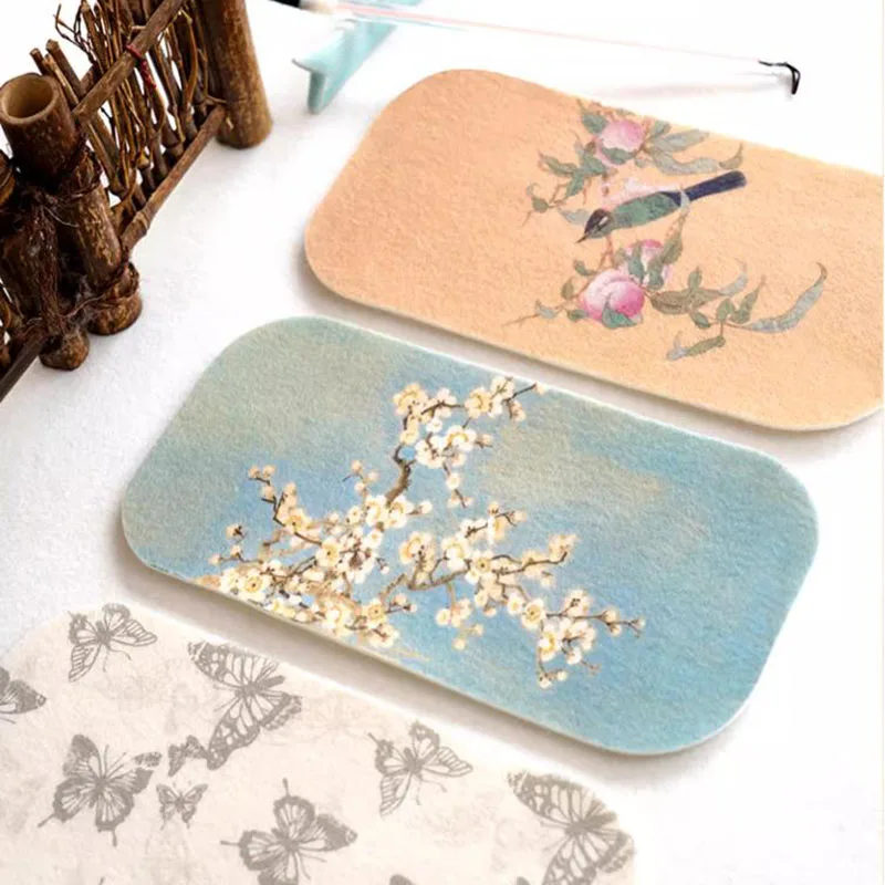 12x24cm Soft Calligraphy Painting Felt Pad Wool Felt Pad Portable Beginner Table Felt Mat DIY Writing Accessories
12x24cm Soft Calligraphy Painting Felt Pad Wool Felt Pad Portable Beginner Table Felt Mat DIY Writing Accessories