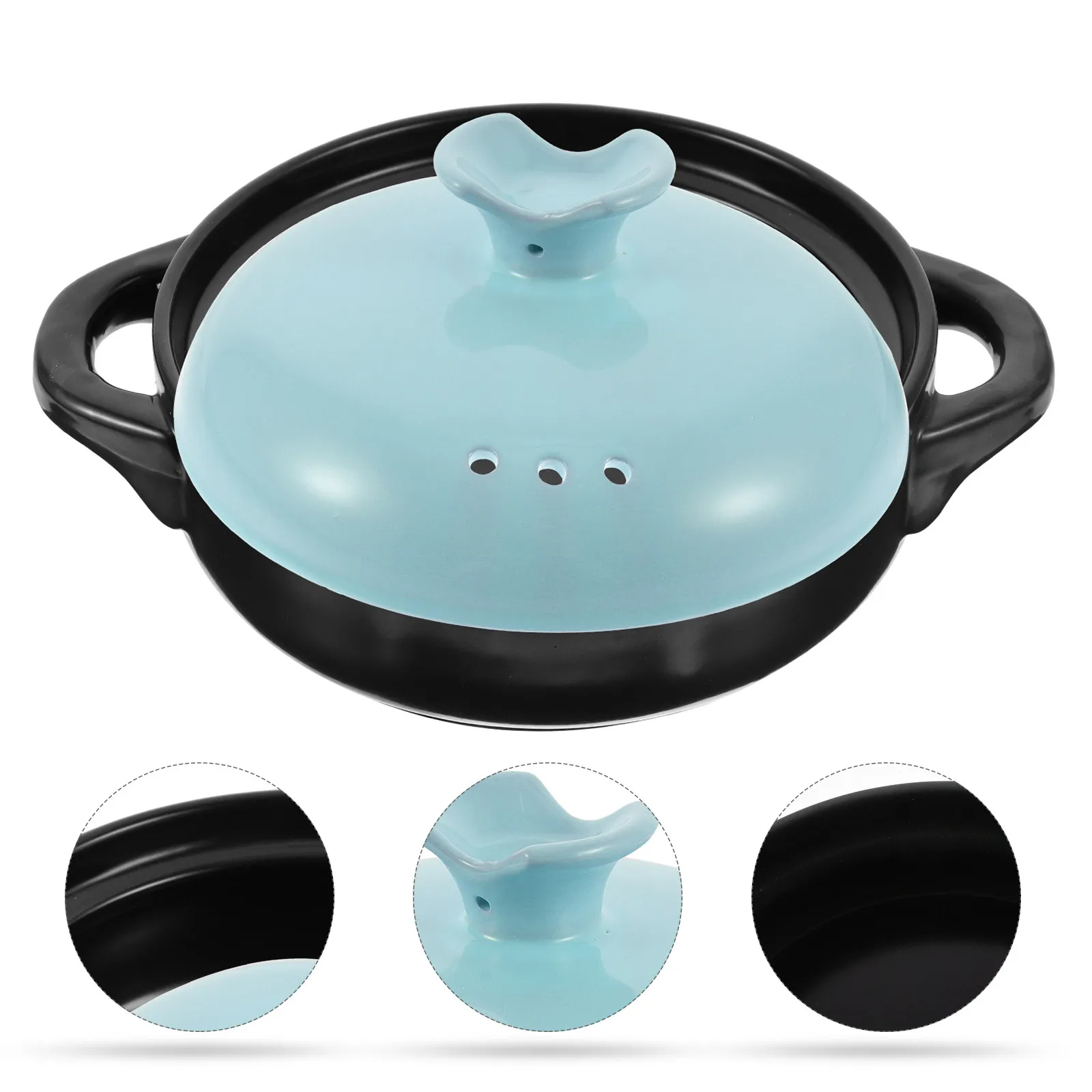 Ceramic Casserole Pot Smooth Surface High Temperature Resistant Cooking Pot for Stew Soup Braised Rice Kitchen Cookware
Ceramic Casserole Pot Smooth Surface High Temperature Resistant Cooking Pot for Stew Soup Braised Rice Kitchen Cookware